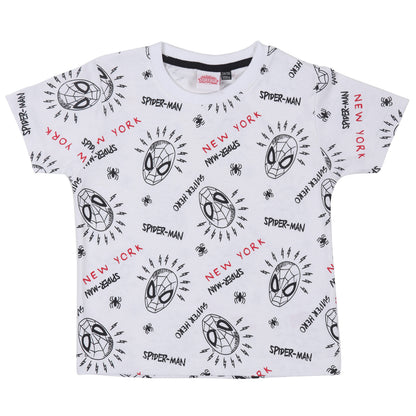 Marvel Spiderman Print Boys T Shirt