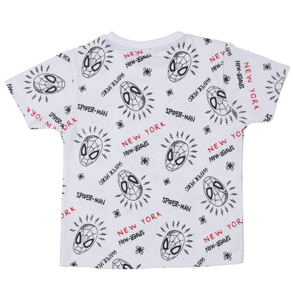 Marvel Spiderman Print Boys T Shirt