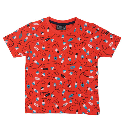 Red Ice Candy Boys T Shirt