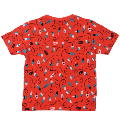 Red Ice Candy Boys T Shirt