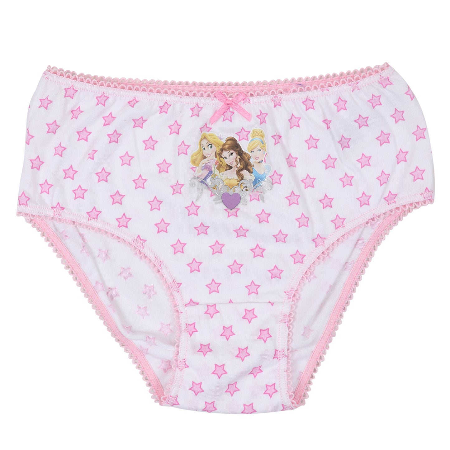 Disney Multi Print Girls Pack Of 10 Brief