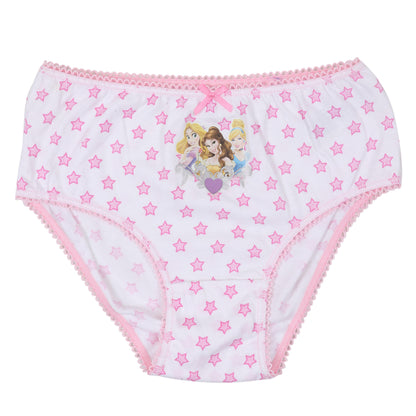 Disney Multi Print Girls Pack Of 10 Brief