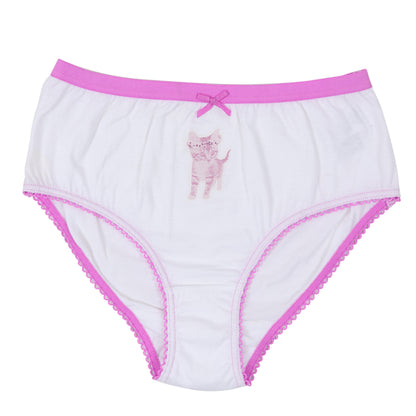 Disney Multi Print Girls Pack Of 10 Brief