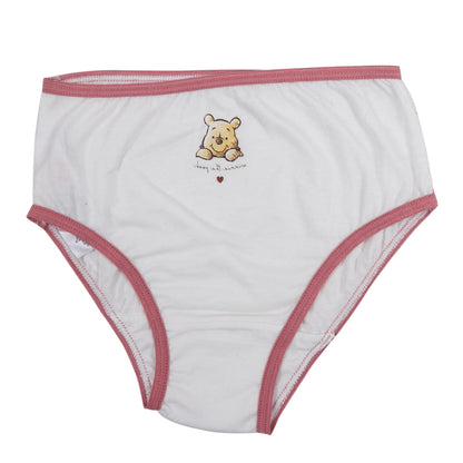 Disney Pooh Girls Pack Of 5 Brief