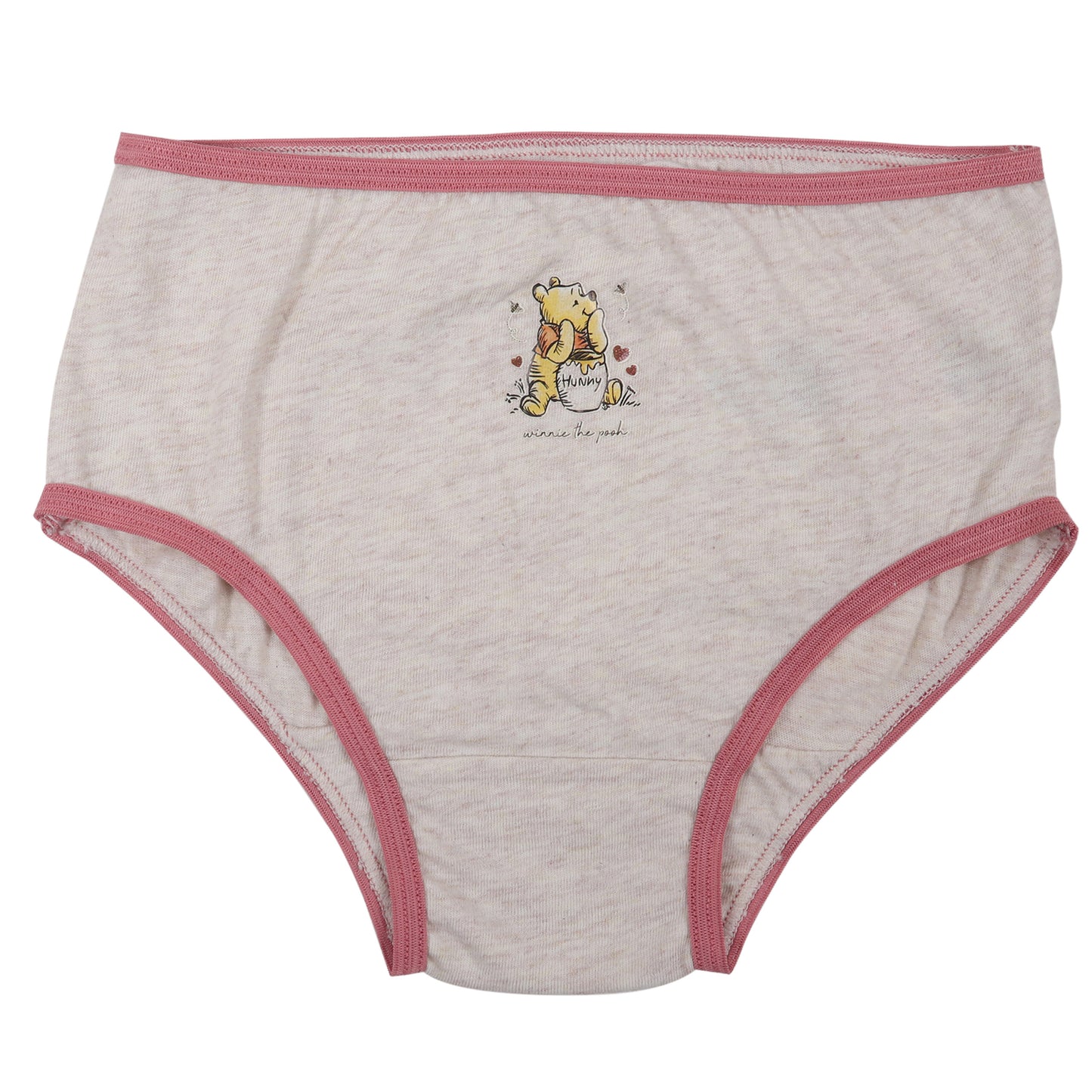 Disney Pooh Girls Pack Of 5 Brief