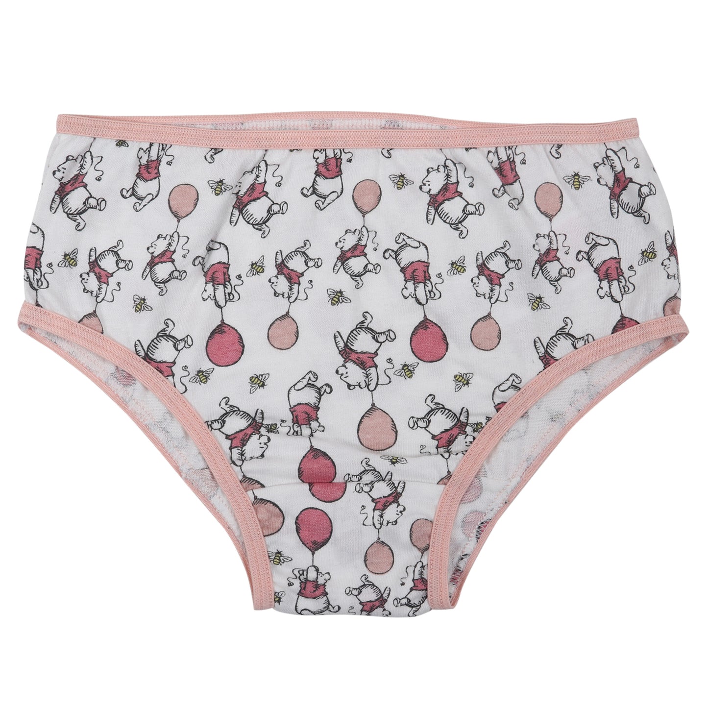 Disney Pooh Girls Pack Of 5 Brief