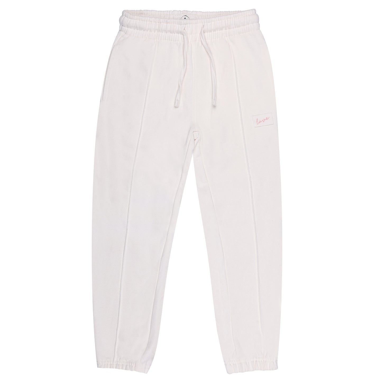 Classic White Quilted Unisex Travelling Jogger And Sweat Pants Warmer
