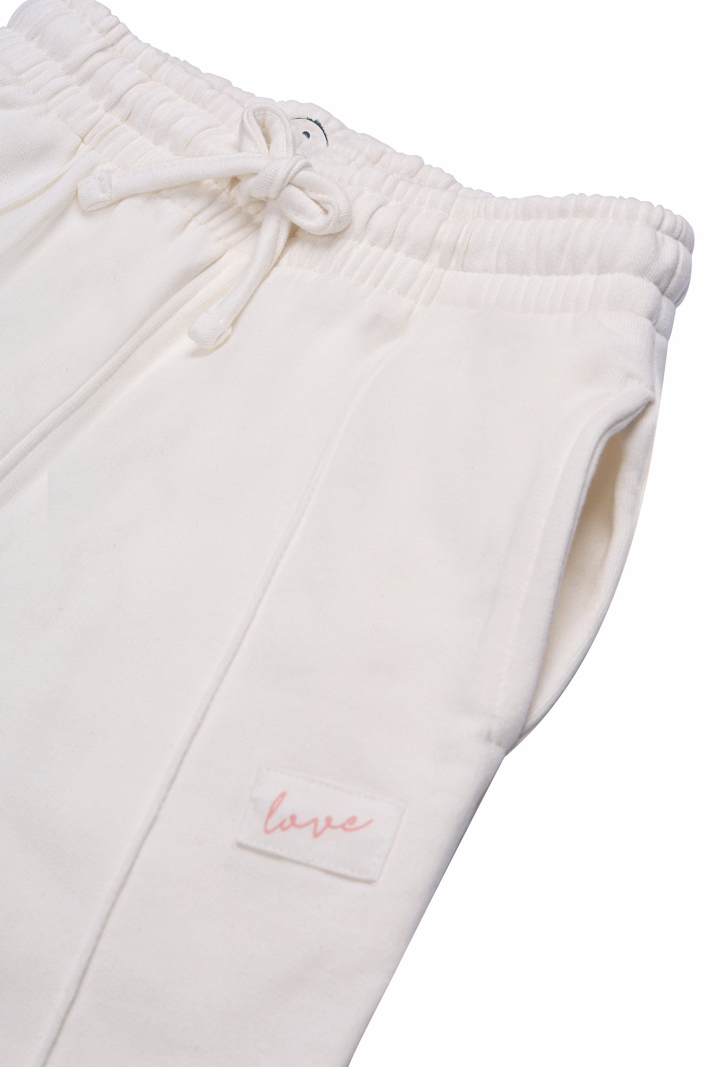 Classic White Quilted Unisex Travelling Jogger And Sweat Pants Warmer