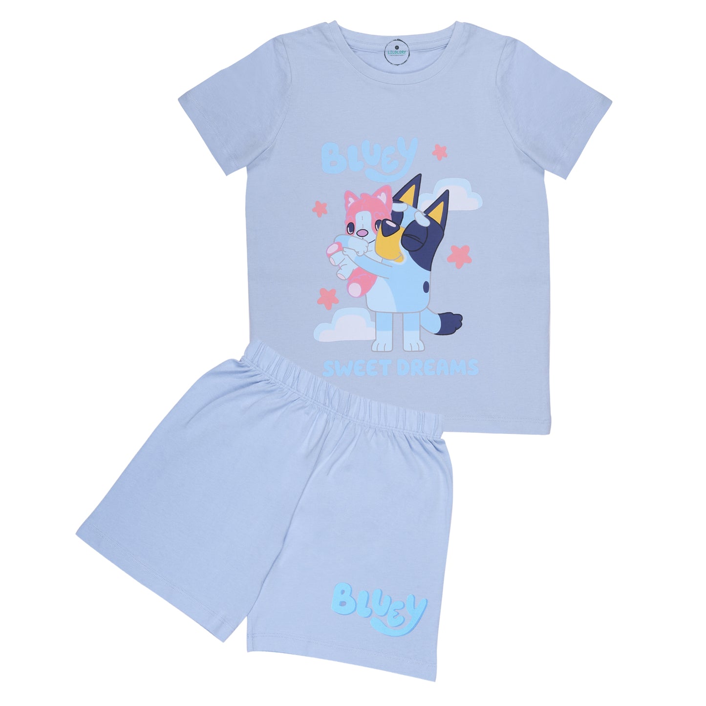 Bluey Unisex Night Suit Casual And Outing Shorty Set