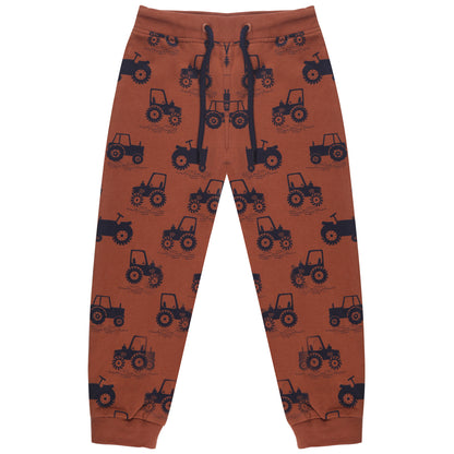 Farming Is Fun Tractor Print Daily Wear Joggers Pants