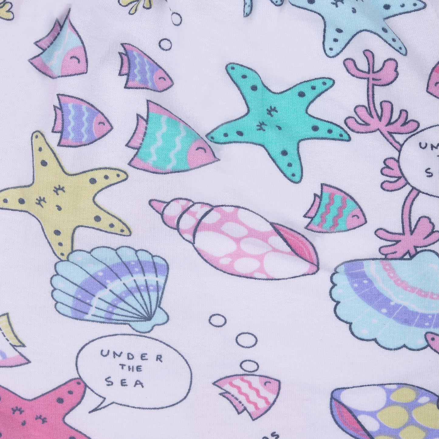 Under The Sea Girls Casual And Nightwear Beach Shorts