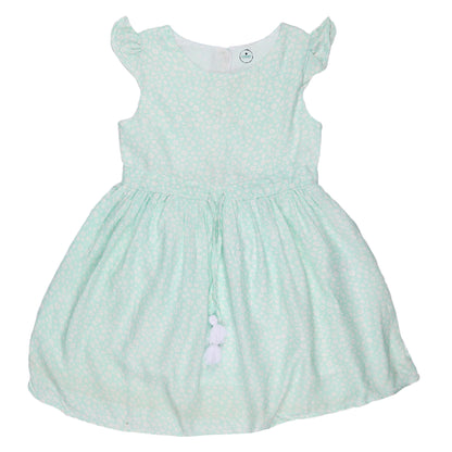 Floral print Princess Dress with Fly Sleeve Vintage And Party Wear