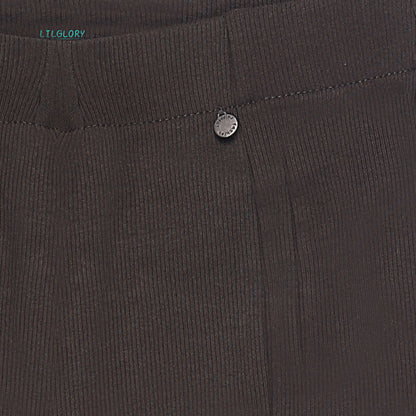 Forest Green Girls Casual And Outwear Bell Bottom Pants