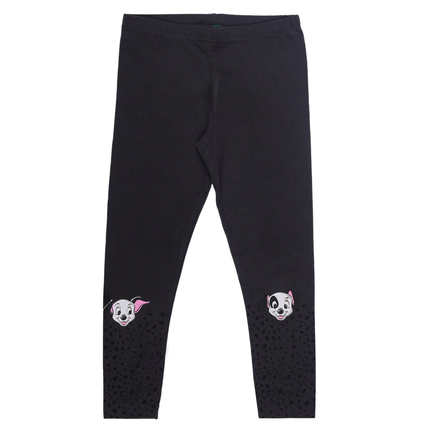 Dalmatian Print Daily Active Wear Girl Legging Cum Capri Pants