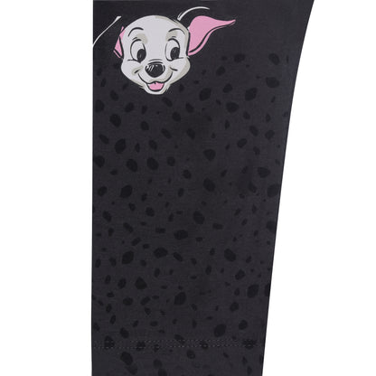 Dalmatian Print Daily Active Wear Girl Legging Cum Capri Pants