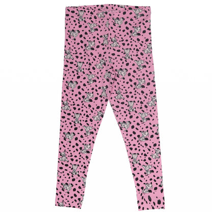 Dalmatian Print Daily Active Wear Girl Legging Cum Capri Pants