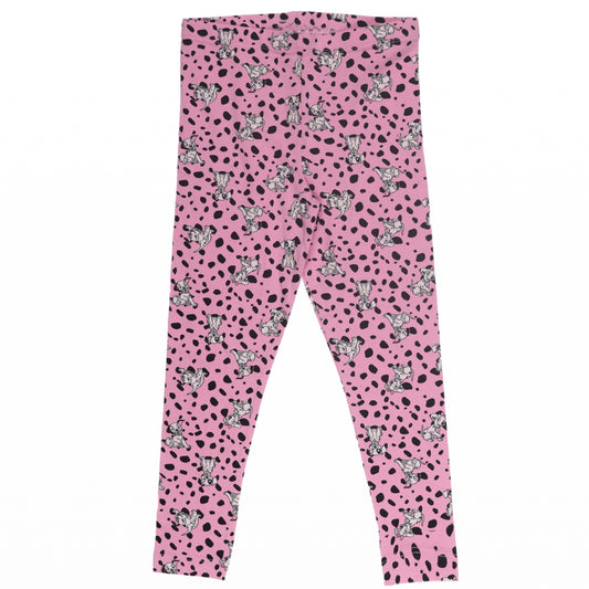 Dalmatian Print Daily Active Wear Girl Legging Cum Capri Pants