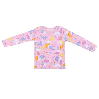 Jurassic Dinosaur World Knitted Night Suit Travelling Loungewear & Pyjama Set