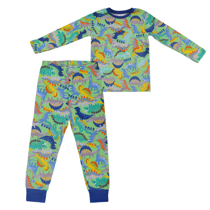 Jurassic Dinosaur World Knitted Night Suit Travelling Loungewear & Pyjama Set