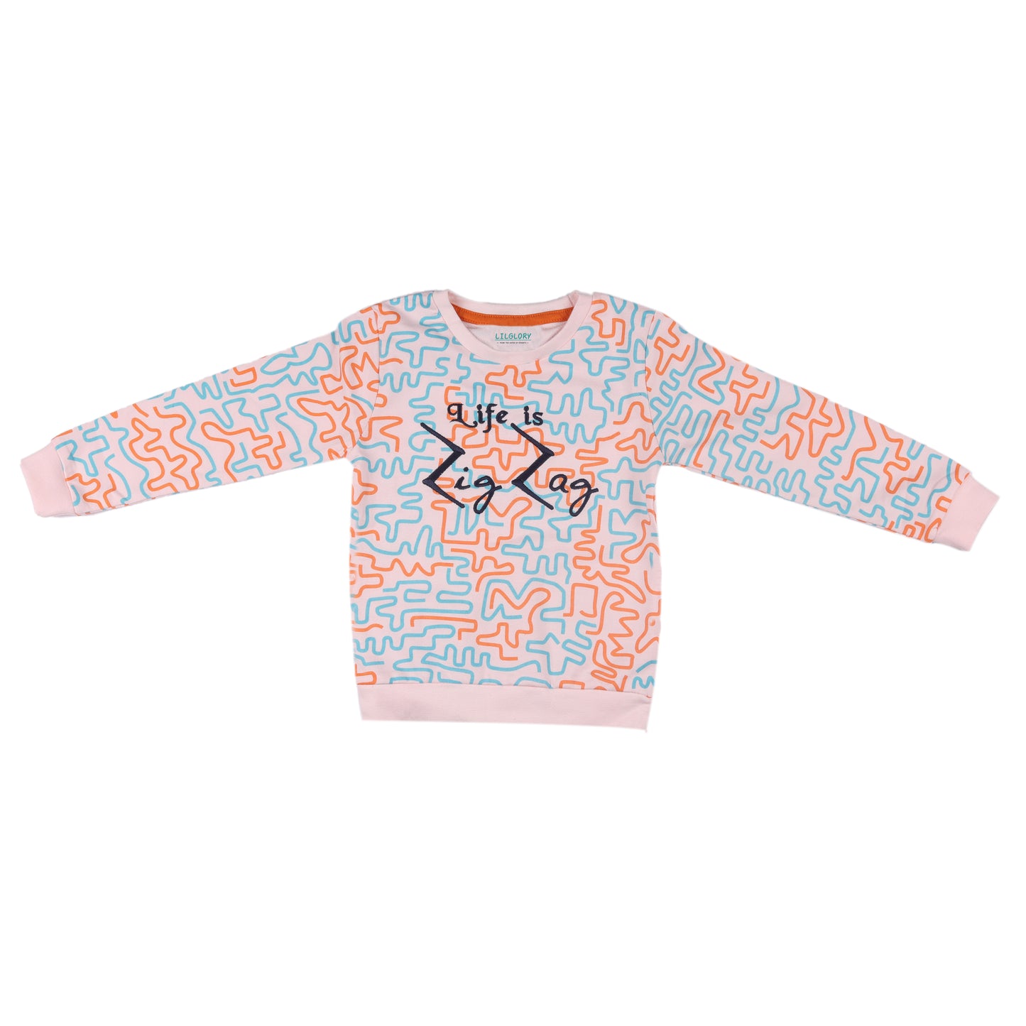 Life Is Zig Zag Baby Knitted Travelling Warmer & Loungewear Set