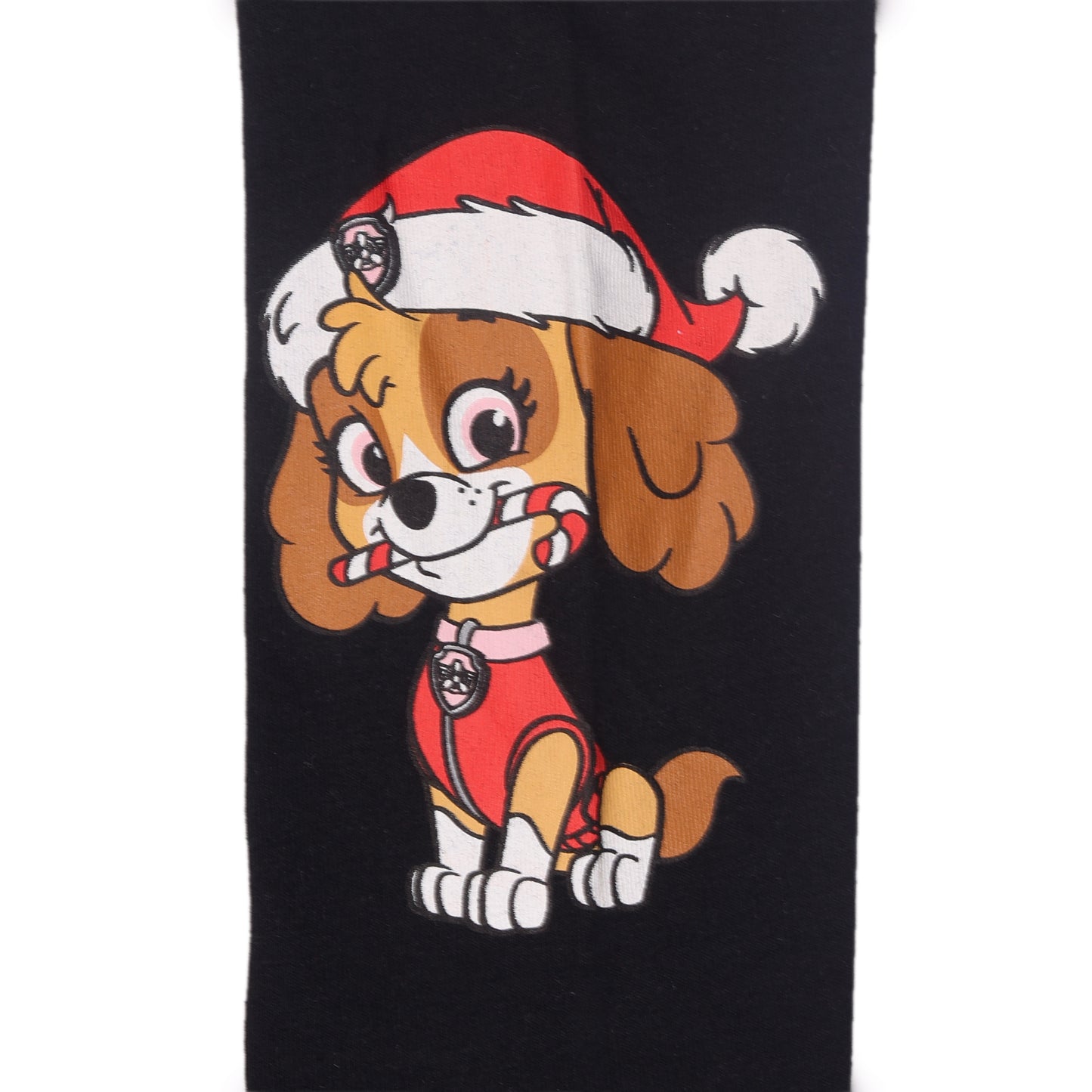 Paw Patrol Girls Christmas Printed Daily Active Wear Legging Cum Capri Pants