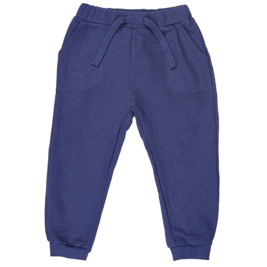 Baby Blue Knitted Daily Activewear & Jogger Sweatpants