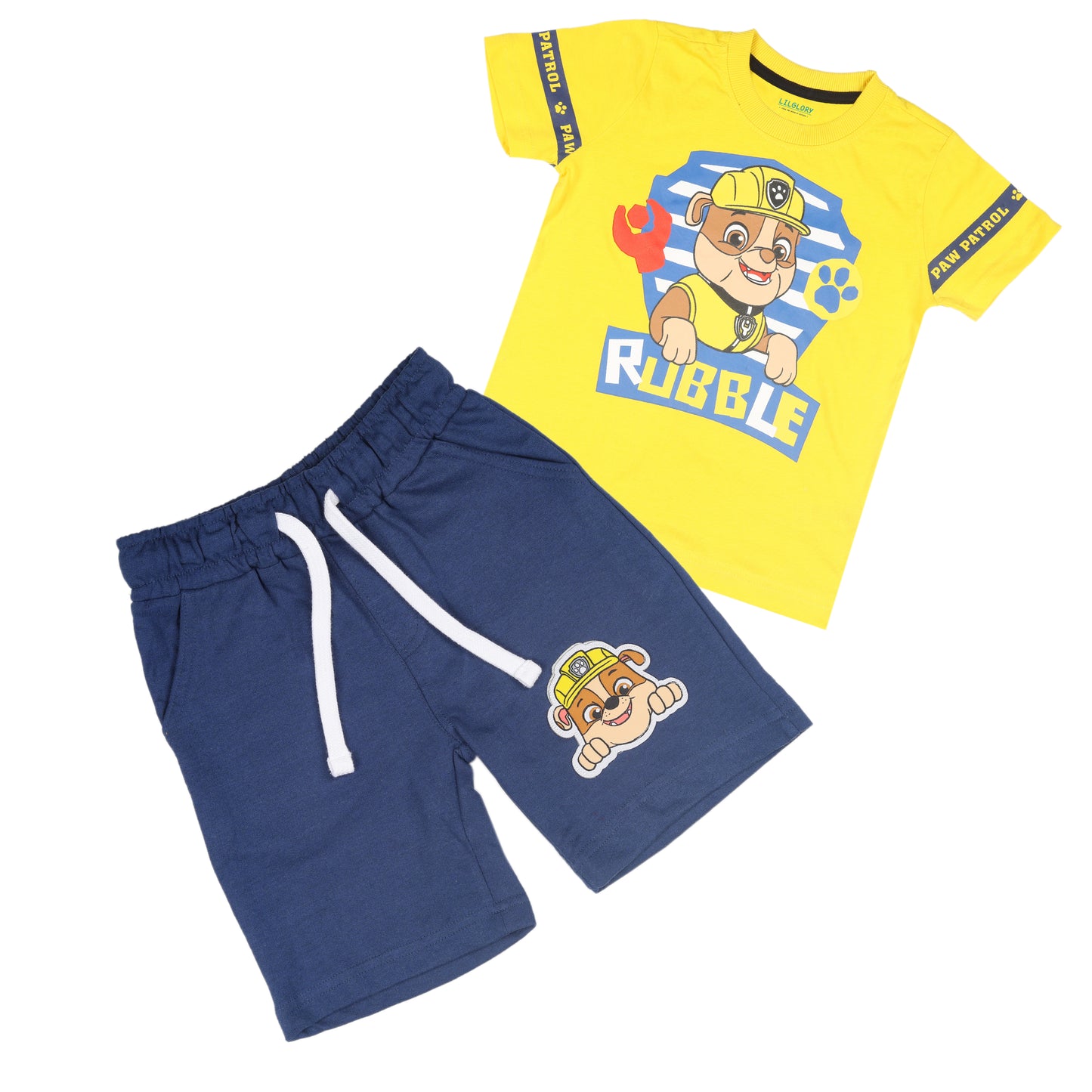 Paw Patrol Squad Travelling & Outing T Shirt Shorty Set