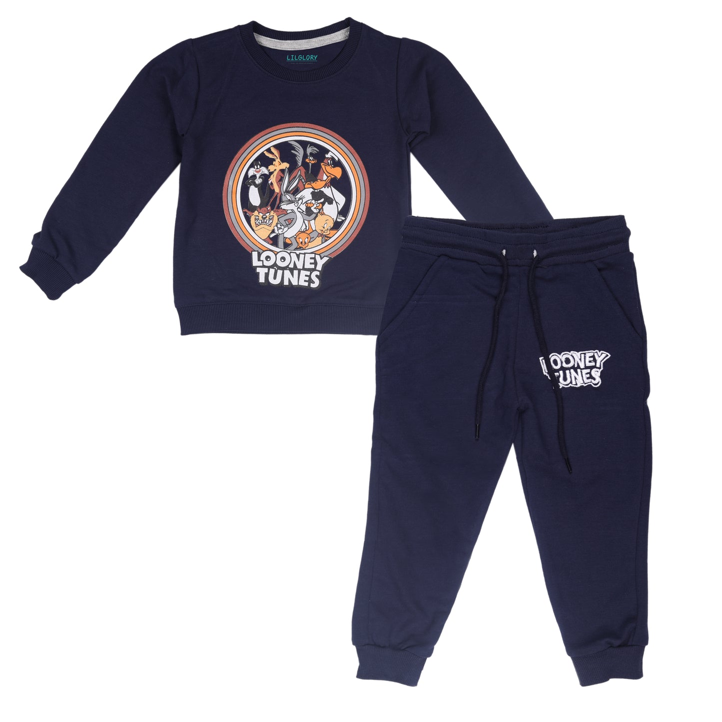 Looney Tunes Baby Knitted Travelling Outing Warmer Loungewear Set