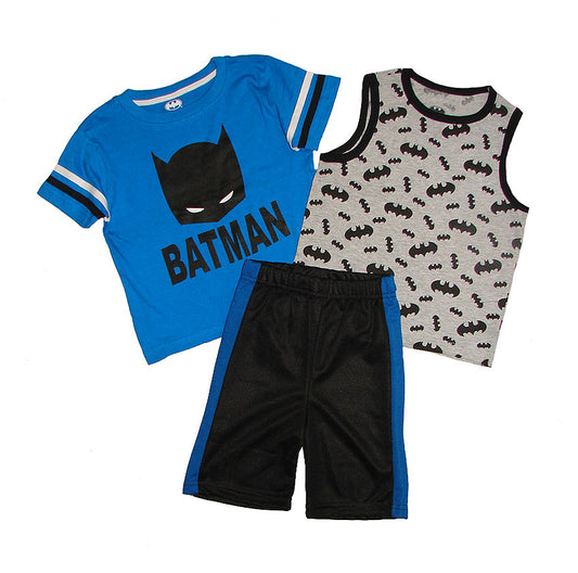Batman Boys 3 Pcs Shorty Set