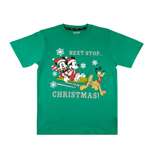 Santa Claus With Friends Green Party T Shirt