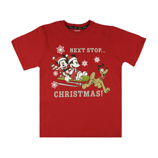 Santa Claus With Friends Red Party T Shirt