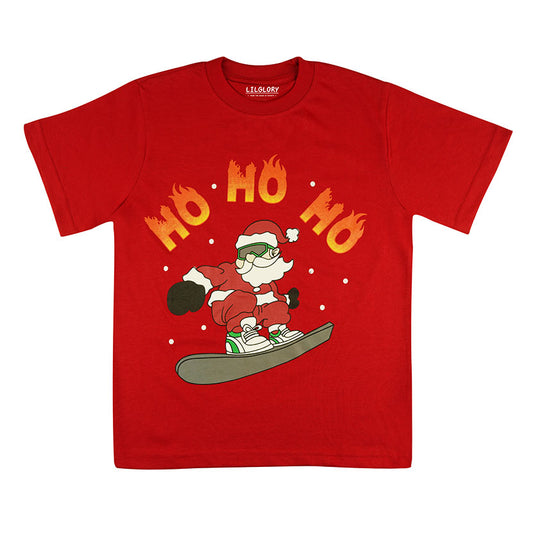 Santa Claus Ho Ho Red Party T Shirt