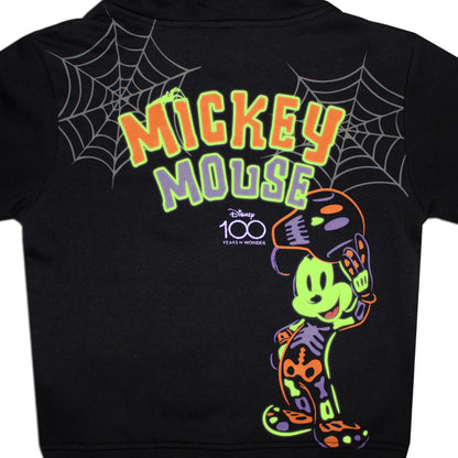 Disney Mickey Mouse Glow In Dark Zipper Boys Hoodie