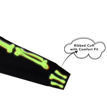 Disney Mickey Mouse Glow In Dark Zipper Boys Hoodie