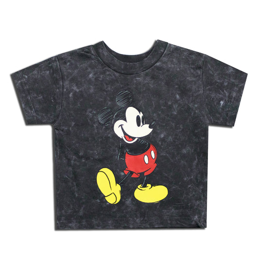 Mickey And Goofy Smart Stone Wash Drop Shoulder T Shirt