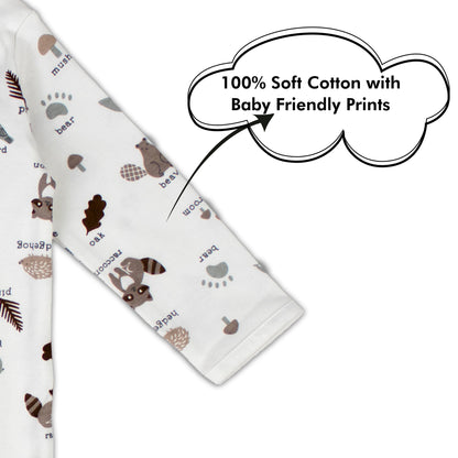 Off-white Jungle Print Baby All Season Romper