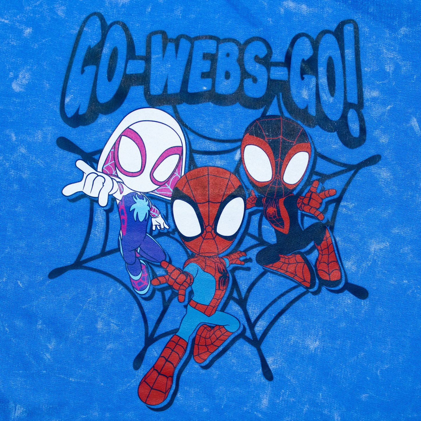 Amazing Spiderman Smart Stone Wash Drop Shoulder Shorty Set