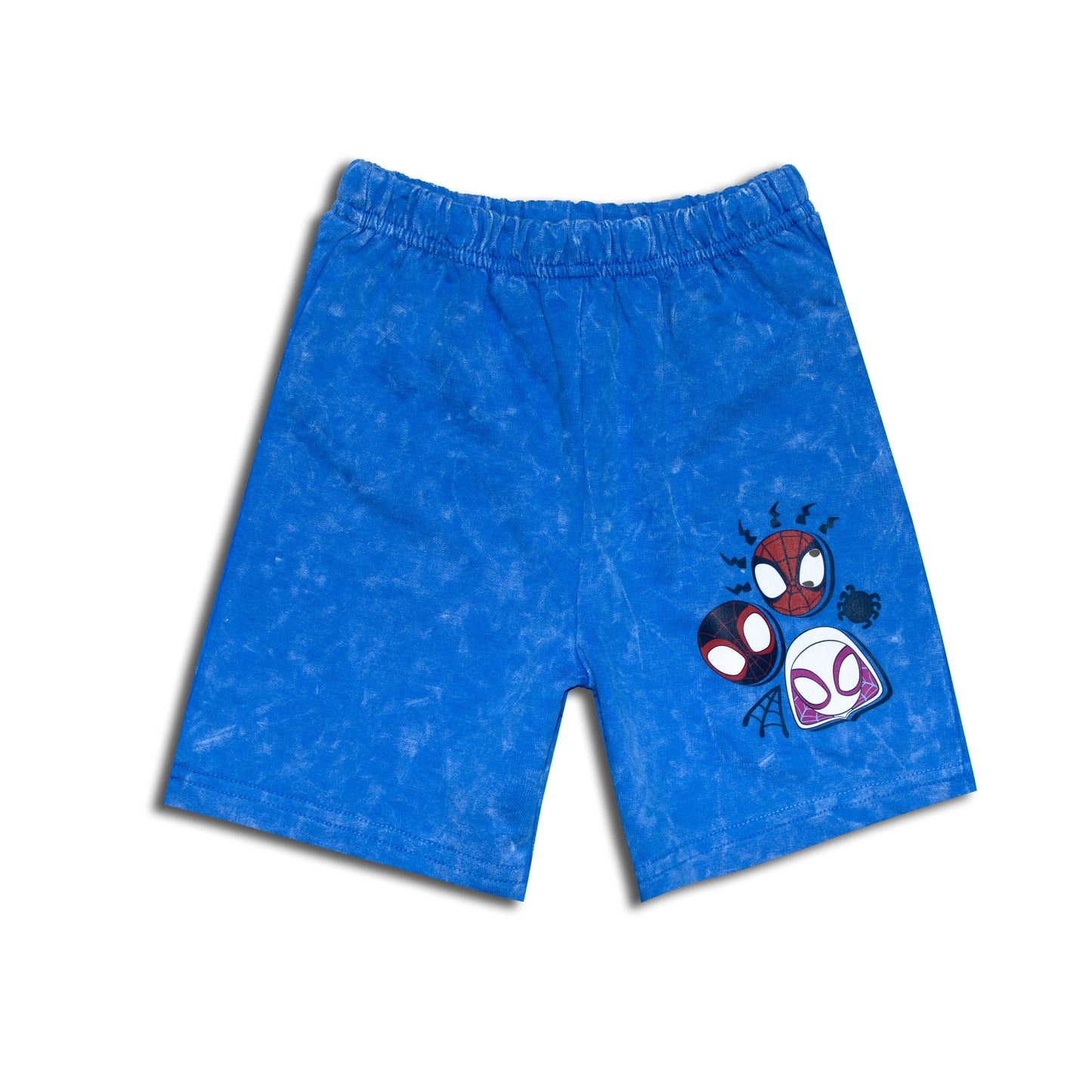 Amazing Spiderman Smart Stone Wash Drop Shoulder Shorty Set