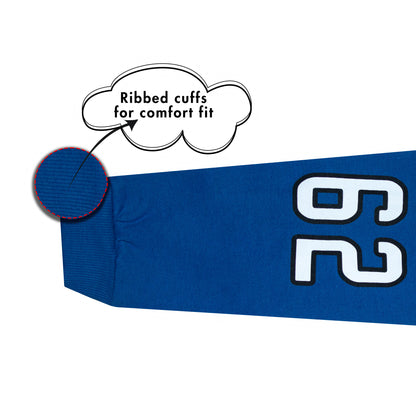 Marvel Spiderman All Season Drop Shoulder Blue Sweatshirt