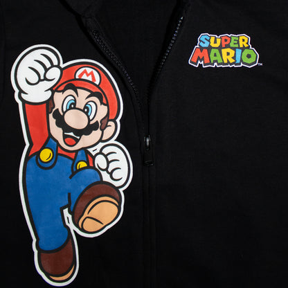 Super Mario Zipper Boys Hoodie