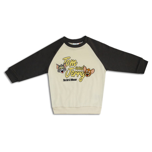 Tom And Jerry All Season Drop Shoulder Oversized Sweatshirt