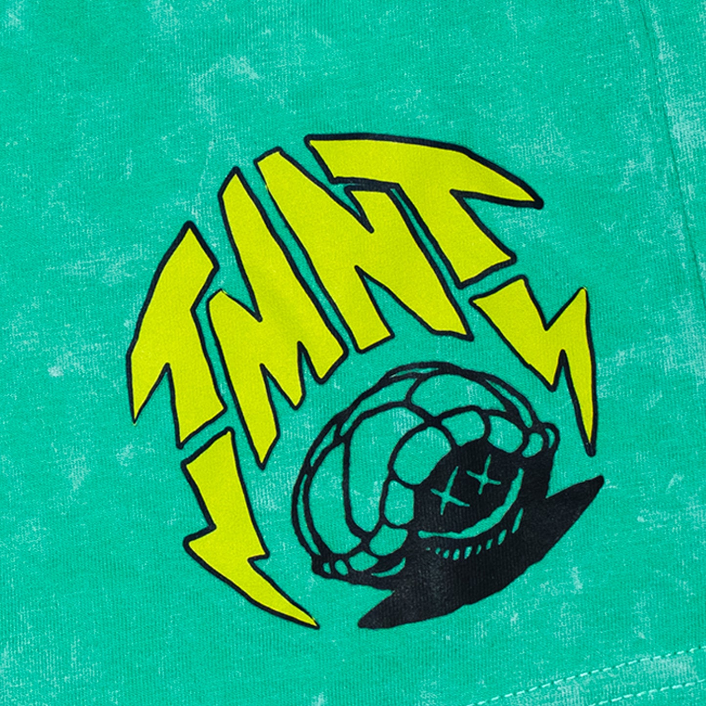 Ninja Turtles Smart Stone Wash Drop Shoulder Shorty Set